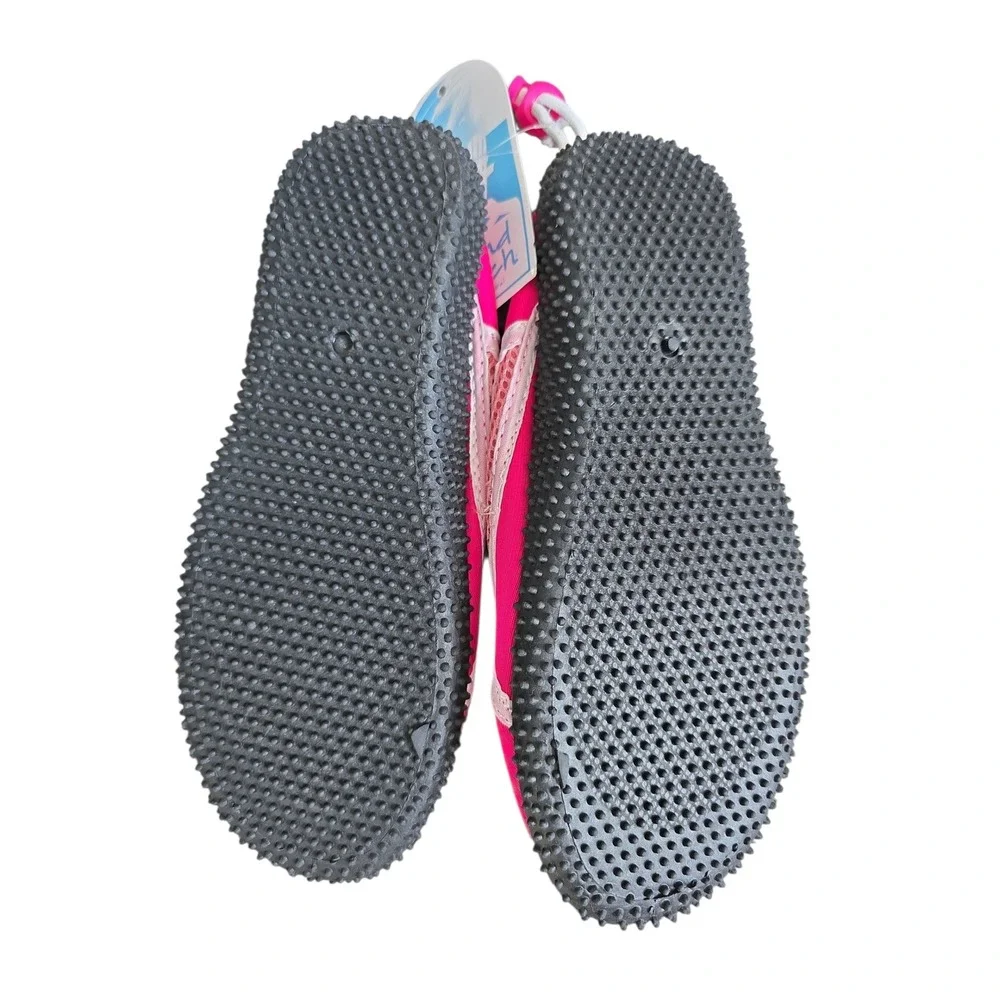 NWT Island Beach Girls Size 5 Pink Water Aqua Shoes for Summer pool